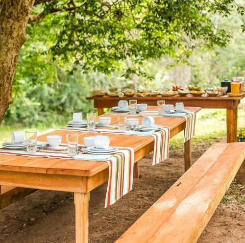 Zahrada ubytování Pousada Meu Recanto