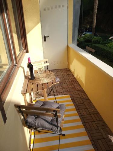 Beach accommodation apartment 발코니 또는 테라스