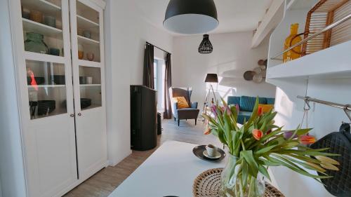 Posezení v ubytování Ferienhaus im Wesenitztal