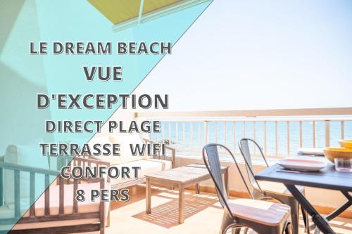 Le DREAM BEACH-TERRASSE-VUE MER D'Exception-WIFI-PARKING - TOP PROS SERVICESConciergerie