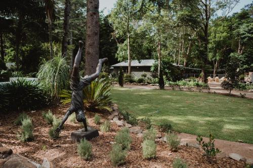 Taman di luar The Lodge Jamberoo