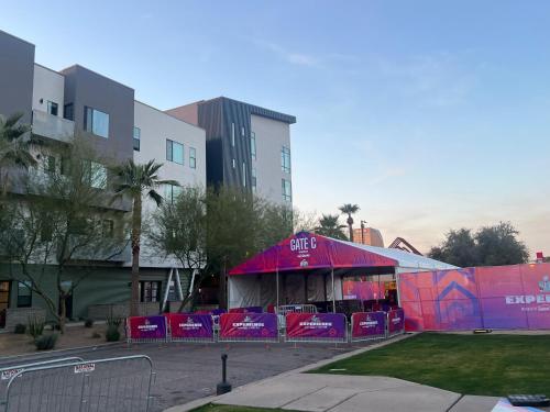 Condo across from SUPER BOWL Experience