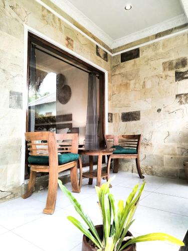 Ruang duduk di Amel House