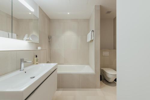 Gubelhof Suitesにあるバスルーム