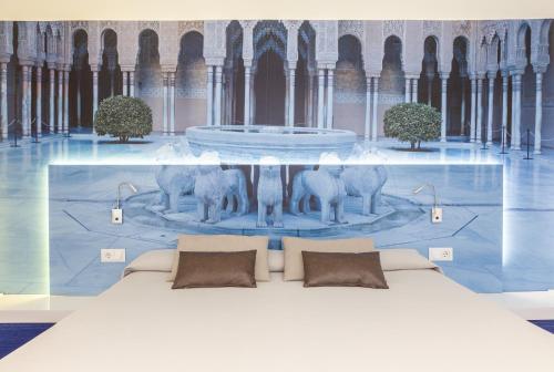 Χώρος καθιστικού στο Hotel Maciá Granada Five Senses Rooms & Suites