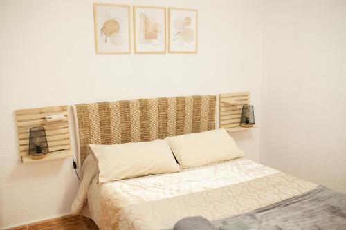 Krevet ili kreveti u jedinici u objektu Casa Clara vivienda con patio exterior y barbacoa