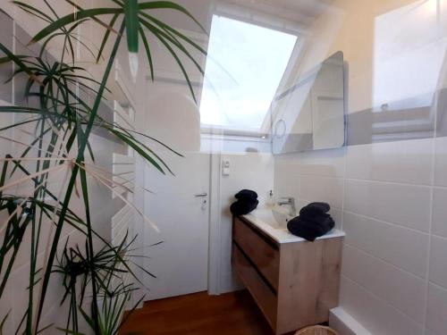 Ένα μπάνιο στο Rooms 6 persons Kaysersberg