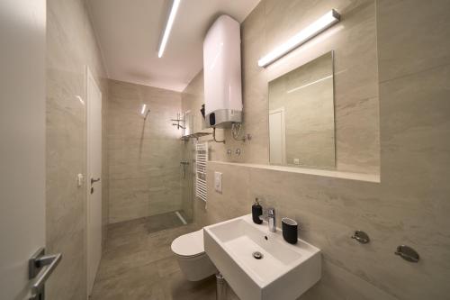 Koupelna v ubytování Kuća Bella