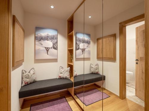 Χώρος καθιστικού στο Luxusappartement Alpenliebe