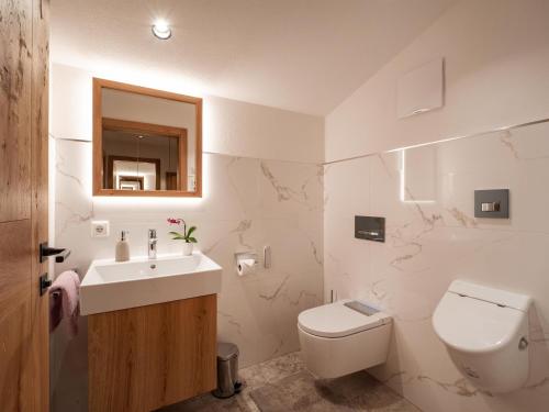 Ένα μπάνιο στο Luxusappartement Alpenliebe