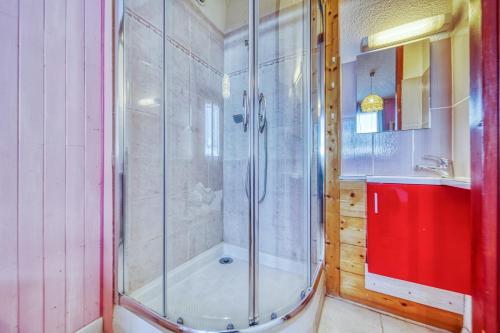 Koupelna v ubytování Chalet Melody