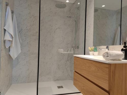 Koupelna v ubytování A Proa do Moliceiro