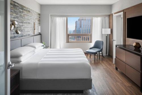 Voodi või voodid majutusasutuse Minneapolis Marriott City Center toas