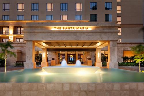 O edifício em que o hotel se localiza