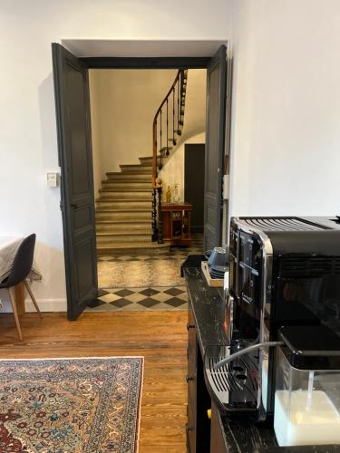 Μια τηλεόραση ή/και κέντρο ψυχαγωγίας στο SalutBB Chambre d'hote