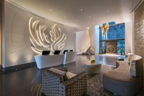 The Canyon Suites at The Phoenician, a Luxury Collection Resort, Scottsdaleにあるシーティングエリア