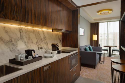 Et opholdsområde på Sheraton Astana Hotel