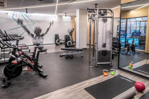 Fitness centrum a/nebo fitness zařízení v ubytování Marriott Lexington Griffin Gate Golf Resort & Spa