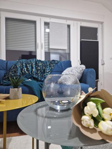 Χώρος καθιστικού στο Apartments Gradiska