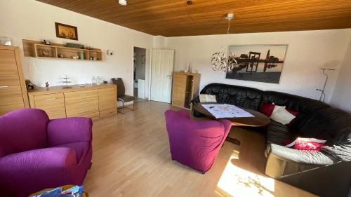 Posezení v ubytování Ferienwohnung Nordlichter Bremerhaven