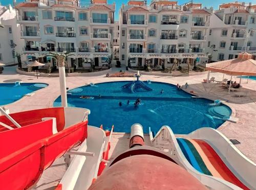 a view of the pool at a resort at Sharm Hills Resort in Sharm El Sheikh