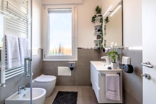 Koupelna v ubytování dimorauno - appartamento domotico a 5 stelle