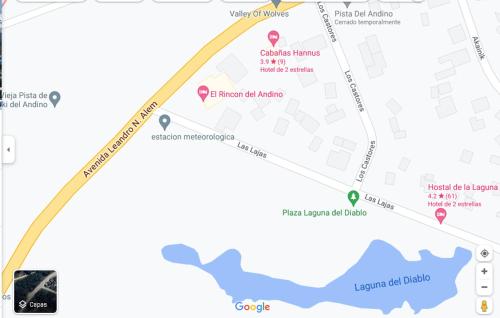 El plano del piso de El Rincón del Andino - Planta Baja