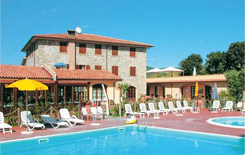 Amazing apartment in Pomaia PI with Outdoor swimming pool, 1 Bedrooms and WiFi