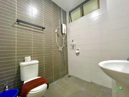 Koupelna v ubytování Palazio Serviced Apartments by RR JBcity