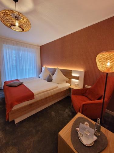 Cama o camas de una habitación en Hotel Pieper-Kersten