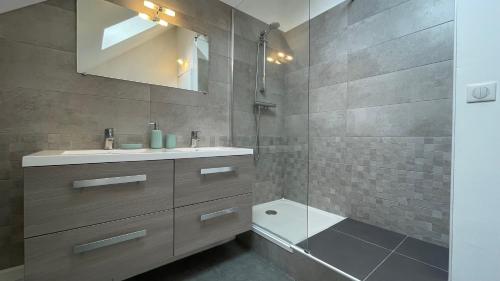 Kúpeľňa v ubytovaní Jolie maison à 2 pas de la forêt du Touquet