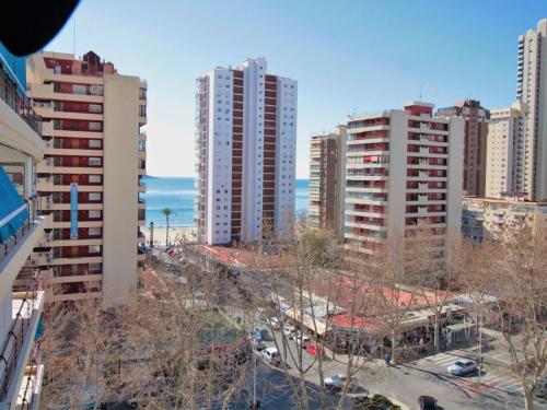 a view of a city with tall buildings at Apartment Coblanca III in Benidorm