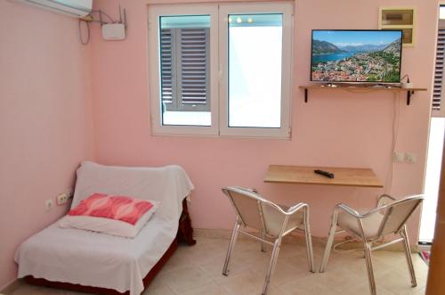 Χώρος καθιστικού στο Apartments Kaludjerovic