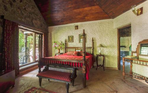 Cama o camas de una habitación en Villa Urvinkhan Resorts Chikmagalur