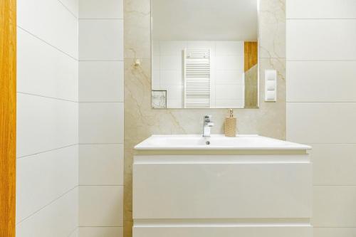Ένα μπάνιο στο Aparthotel Plac Litewski Premium