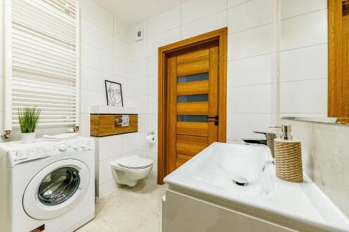 Ένα μπάνιο στο Aparthotel Plac Litewski Premium