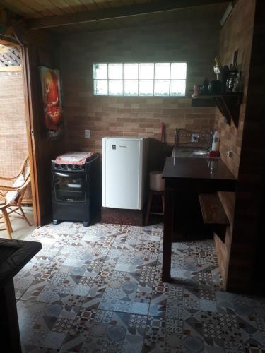 Dapur atau dapur kecil di Morada da Hortensia