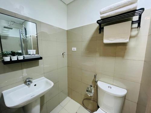 Koupelna v ubytování Sakan 5-Star Quality Condotel