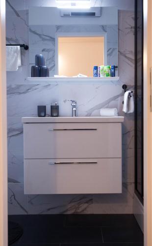 Koupelna v ubytování Studio Apartman SubUrban