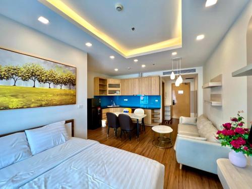 Posezení v ubytování Quy Nhon Pearl - FLC Sea Tower