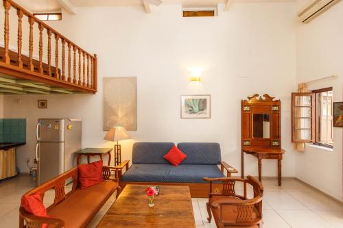 Coin salon dans l'établissement Casa Cottage
