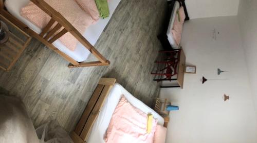Postel nebo postele na pokoji v ubytování Apartmans in the center with privat parking