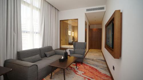 Un lugar para sentarse en Jasmine Garden Hotel