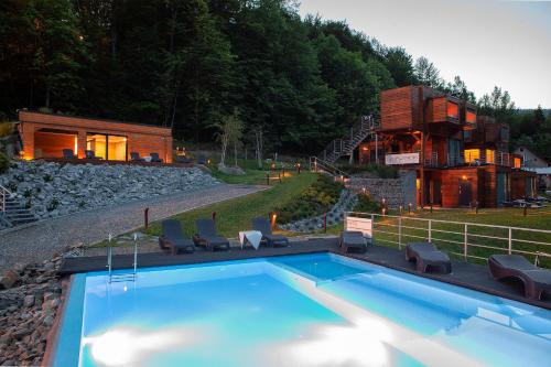 Bazén v ubytování Apartamenty Szuflandia z sauną, jacuzzi, przy stoku narciarskim nebo v jeho okolí