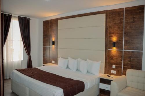 Katil atau katil-katil dalam bilik di Presken Luxury Apartments