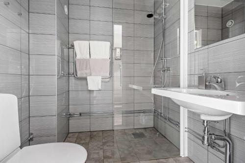 Koupelna v ubytování Best Western Hotell Ett