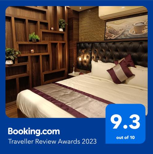 a hotel room with a bed in a room at Retrieve Health & Wellness in Cochin