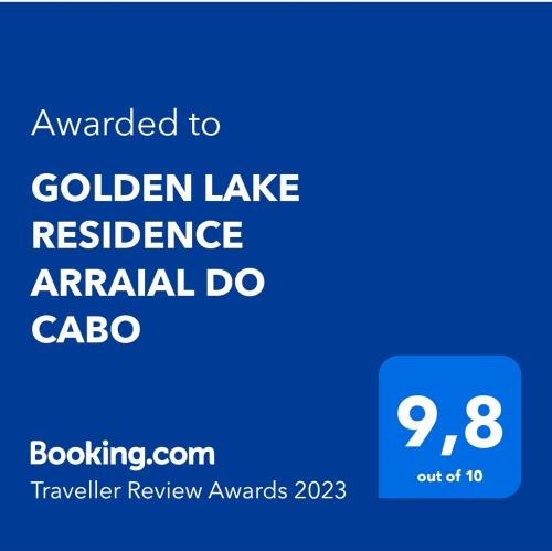 阿拉亞爾多卡博的住宿－GOLDEN LAKE RESIDENCE ARRAIAL DO CABO，金湖住宅区 ⁇ 翠的可可屏蔽