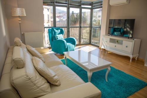 Posezení v ubytování AP Plaza la Hispanidad