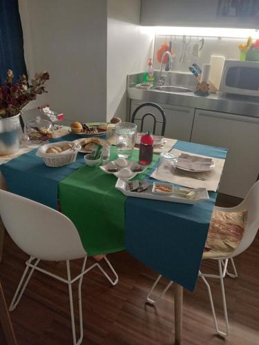 Dapur atau dapur kecil di Room Inn